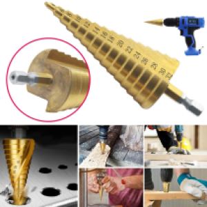Drill hole Titanium 4-32mm - ផ្លែស្វាន​ ប្រហោង 4-32mm