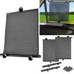 Car Side Window Sunshades Protector 40*45cm (2pcs) - សំណាញ់រមូ ការពារកម្ដៅថ្ងៃ មួយគូរ