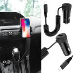 Power Car Charger hoco Z21 iPhone - ឆ្នាំសាកក្នុឡាន ហូកូ Z21A​ មានខ្សែ អាយហ្វូ
