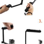 Selfie Stick Tripod 3Ways GoPro  - ដងថតបីក្រណាត់ Gopro