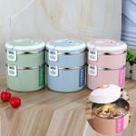 Lunch Box Plastic 01 2Layer - ស្រាក់បាយជ័រ 01 2ជាន់