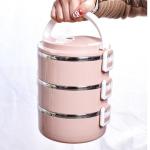 Lunch Box Plastic 03 3Layer - ស្រាក់បាយជ័រ 03 3ជាន់លាត