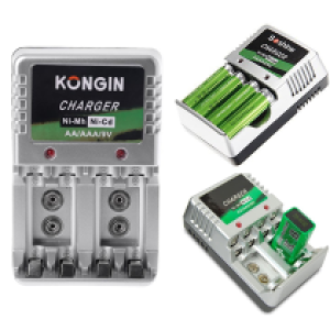 Power Charger Batteries AA/AAA/9V - ដុំសាកថ្មពិល AA/AAA/9V