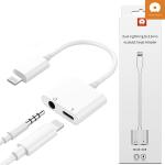 Converter Lightning Bluetooth to AUX/Lightning WUW X89 - ឌុយបំលែងកាសទៅកាសម៉ូលនិងសាកថ្មប៊្លូធូស ហូកូ WUW-X89