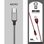 Cable Charger WUW-X86 Micro - ខ្សែសាកក្រណាត់ WUW-X86 ម៉ាយក្រូ