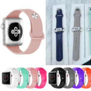 Strap silicon sport SWS01 iWatch 42/44mm - ខ្សែរនាឡិការជ័រទន់ SWS01 Apple watch 42/44mm