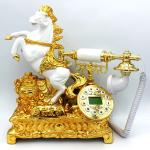 Antique Desk Telephone Horse MYS-8311C - ទូរសព្ទ័បូរាណ ដាក់លើតុប្រើស៊ីម