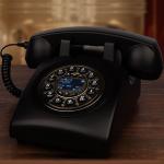 Antique Desk Rotary Telephone GSM - ទូរសព្ទ័បូរាណ ដាក់លើតុប្រើស៊ីម