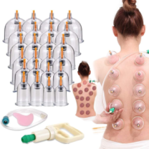 traditional chinese vacuum cupping therapy set - កែវជប់ខ្យល់១ឈុត