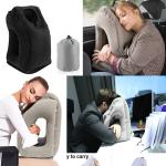 Air Inflatable Pillow Airplan Travel - ខ្នើយខ្យល់សំរាប់គេងអង្គុយ