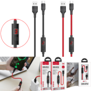 Cable Charger Hoco S13 Type C - ខ្សែសាក ហូកូ S13 ក្បាល ថាយស៊ី