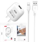 Power Charger XO L37 Type C - ឆ្នាំងសាក អ៊ីចអូ L37 មានខ្សែ TypeC