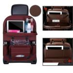 Car Bag Seat Storage Table Tray - អៀមកៅអីឡានតុ ស្បែក