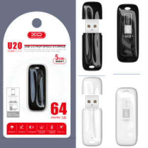 Flash USB 2.0 XO U20 64GB - ផ្លាស់​ USB 2.0 អ៊ិចអូ U20 ទំហំ 64ជី