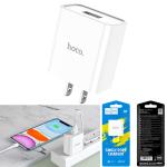 Power Charger Hoco C81 Single Port - ឆ្នាំងសាក​ ហូកូ C81 រុនមួយ