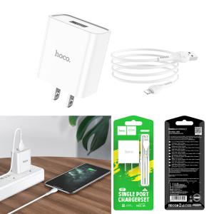 Power Charger Hoco C81 iPhone - ឆ្នាំងសាក​ ហូកូ C81 មានខ្សែអាយហ្វូន