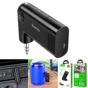 Car Bluetooth AUX hoco E53 - ប្លូធូឡាន AUX បញ្ជូនសំលេង ហូកូ E53