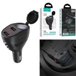 Power Car Charger cigarette 1port hoco Z34 - ឆ្នាំងសាកក្នុងឡាន រុន1 និង រុនសាកថ្ម 2 hoco Z35