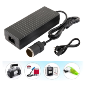 Power Car Cigarette AC-220V to DC-12V 10A - ដុំបំលែងភ្លើង AC-220V ទៅ DC-12V 10A រុនឌុយបារីឡាន