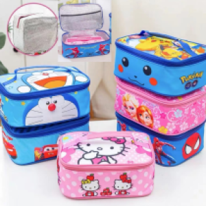 bag lunch box cartoon 502 - កាបូបដាក់ស្រាក់បាយ​តុក្កតាចំរុះ 502