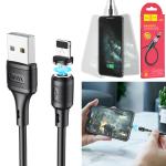 Cable Charger Magnetic hoco X52 iPhone - ខ្សែសាកក្បាលដែកឆក់ ហូកូ X52 អាយហ្វូន