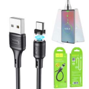 Cable Charger Magnetic hoco X52 Micro - ខ្សែសាកក្បាលដែកឆក់ ហូកូ X52 Micro