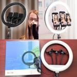 LED Selfie Ring Live 13"33cm 3Clip BD-330 - អំពូលមូល ស៊ែលហ្វីDB330 ក្រចាប់3 ទំហំ33cm