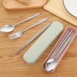 spoon fork and chopstick set - ឈុតស្លាបព្រាចង្កឹះ