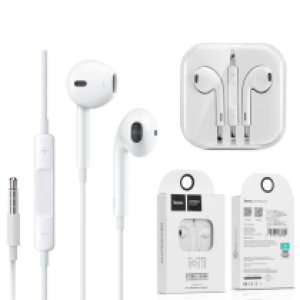 Earphone wire Hoco M1 - កាសខ្សែស៊កត្រជៀក ហូកូ M1