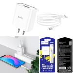 Power Charger Hoco C81 TypeC - ឆ្នាំងសាក​ ហូកូ C81 មានខ្សែ Type C