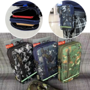Waist bag case Fabric Army Para BWN15 - កាបូបចង្កេះ ក្រណាត់ BWN15
