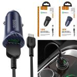 Power Car Charger QC3.0 Hoco ​Z39 Set TypeC - ឆ្នាំសាកក្នុឡាន ហូកូ Z39 រុនសាក 2 Type-C