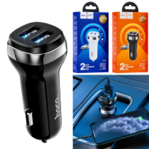 Power Car Charger hoco Z40 Dual Port - ឆ្នាំងសាកក្នុងឡាន Z40 រុន 2 