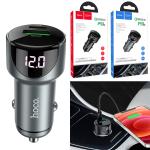 Power Car Charger hoco Z42LED PD20W+QC3.0 - ឆ្នាំសាកក្នុឡាន ហូកូ Z42អេក្រង់ រុនសាក2 PD20W+QC3.0