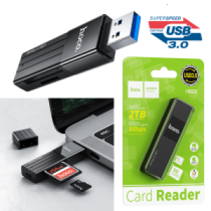 Card Reader hoco HB20 (USB3) - ប្រអប់ កាតមេម៉ូរី ហូកូ HB20(USB3)
