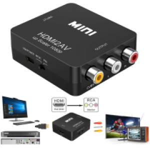 Converter HDMI to RCA CVBS AV - ដុំបំឡែង (HDMI to RCA CVBS AV)