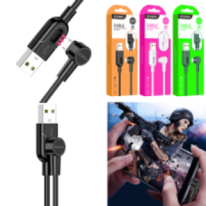 Cable Charger KAKU KSC-374 Micro - ខ្សែសាកក្រណាត់ KAKU KSC-374 Micro
