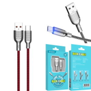Cable Charger KAKU KSC-375 TypeC - ខ្សែសាកក្រណាត់ KAKU KSC-375 Type-C