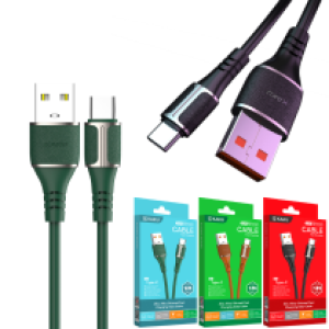 Cable Charger KAKU KSC-418 TypeC - ខ្សែសាកក្រណាត់ KAKU KSC-418 Type-C