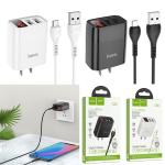 Power Charger Hoco C86 LED display Micro Cable - ឆ្នាំងសាក ហូកូ C86 រុនសាក 2 មានអេក្រង់អំពែមានខ្សែ Micro