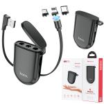 Cable Charger 3in1 magnetic Hoco S50 BOX(iPhone+Micro+Type C) - ខ្សែសាកជ័រ ហូកូ S50 ប្រអប់ អាយហ្វូន+ម៉ាយក្រូ+ថាយស៊ី