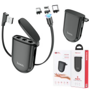 Cable Charger 3in1 magnetic Hoco S50 BOX(iPhone+Micro+Type C) - ខ្សែសាកជ័រ ហូកូ S50 ប្រអប់ អាយហ្វូន+ម៉ាយក្រូ+ថាយស៊ី
