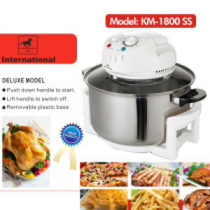 Oven halogen 1800SS  - ម៉ាស៊ីនដុតមាន់​ KM-1800SS ​អ៊ីណុក