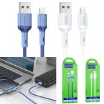 Cable Charger hoco X65 iPhone - ខ្សែសាកជ័រទន់ ហូកូ X65 អាយហ្វូន