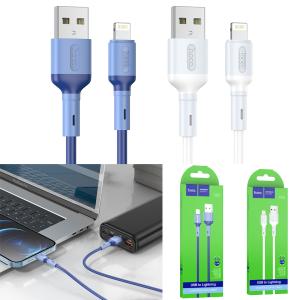 Cable Charger hoco X65 iPhone - ខ្សែសាកជ័រទន់ ហូកូ X65 អាយហ្វូន