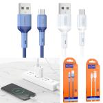 Cable Charger hoco X65 Micro - ខ្សែសាកក្រណាត់ ហូកូ X65 Micro