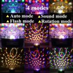 LED Club Crystal Magic Ball Light - អំពូលបា 9 ពណិ៍