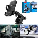 Holder Car Hoco CA76 one-touch center - ជើងចាប់ទូរសព្ទ័ ជាប់កញ្ចក់ឡាន ហូកូ​ CA76