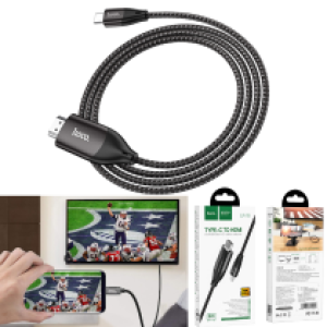 Cable adapter hoco UA16 Type-C to HDMI HD - ខ្សែបញ្ចូនរូបភាព ពីទូរសព្ទ័ទៅទូរទស្សន៍ ថាយស៊ី