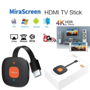 HDMI Wireless Mirascreen G18 4K 5G - ដុំបង្ហាញរូបភាពឥតខ្សែរ MiraScreen G18 4K 5G